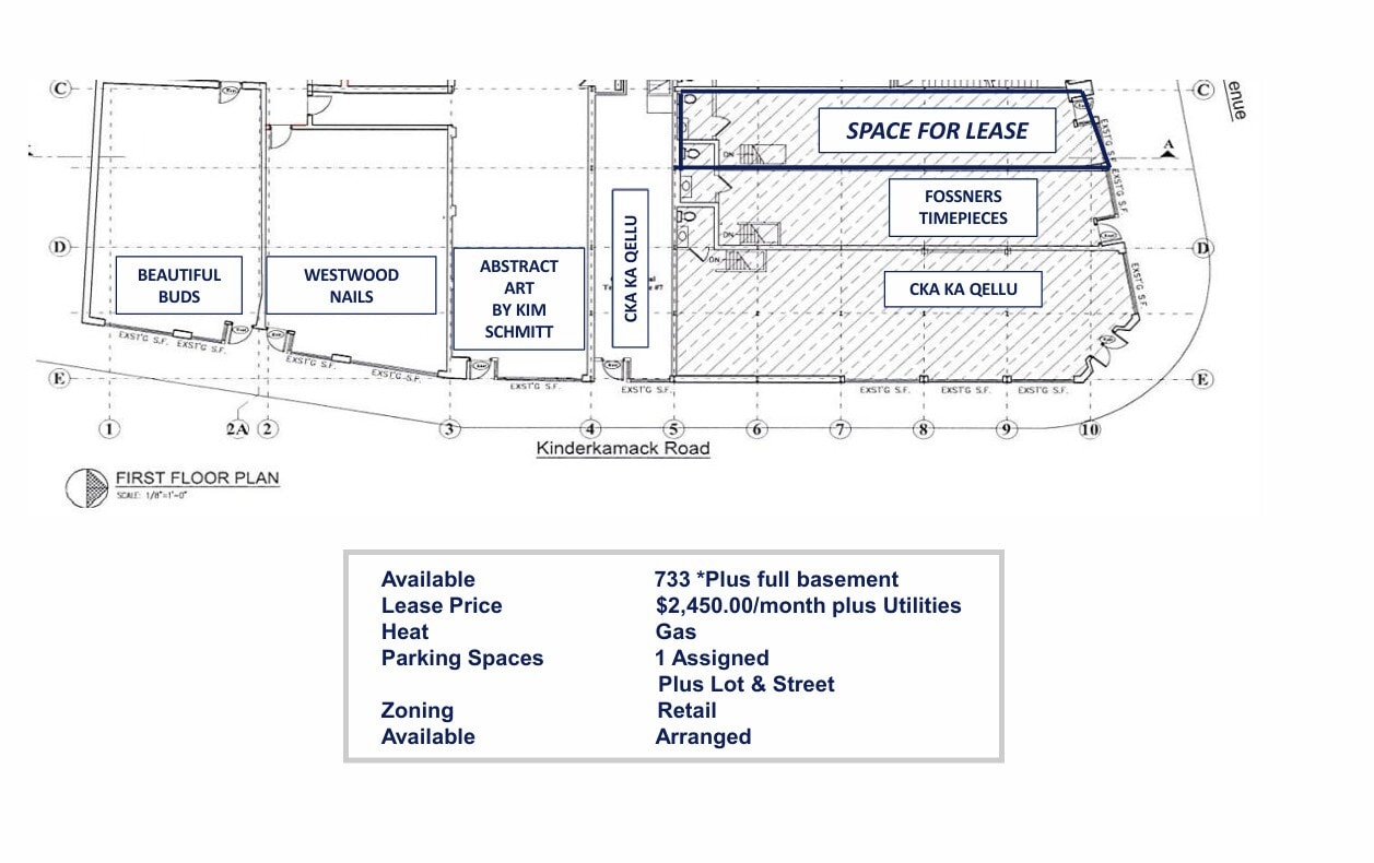 269-299 Westwood Ave, Westwood, NJ for lease Floor Plan- Image 1 of 1