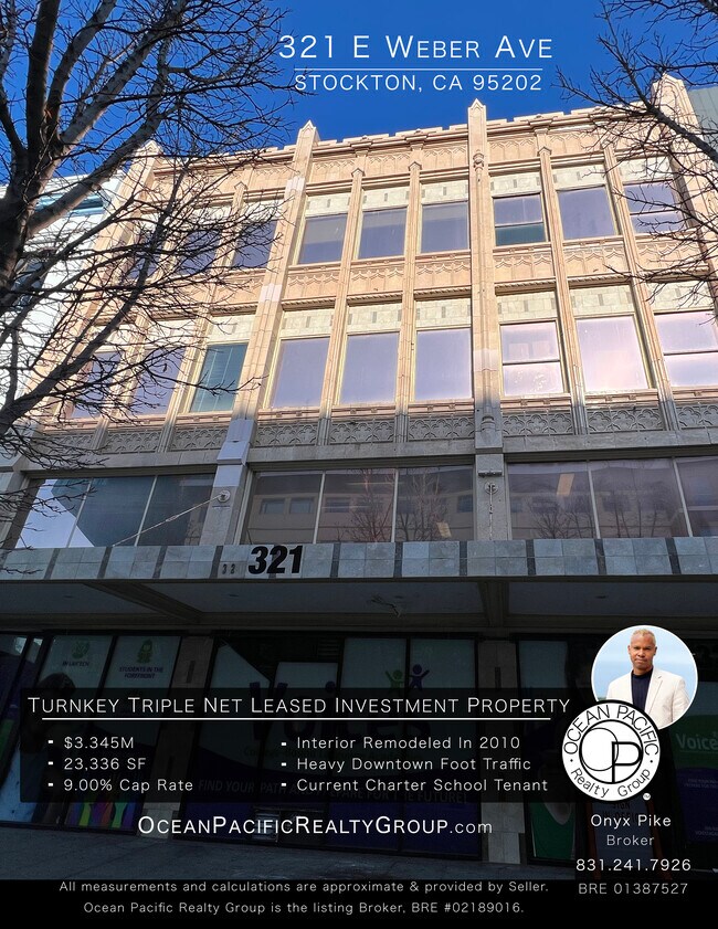 Plus de détails pour 321 E Weber Ave, Stockton, CA - Spécialité à vendre