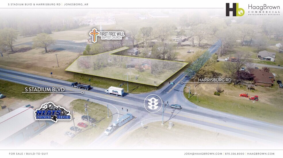 5325 Stadium Blvd, Jonesboro, AR à vendre - Aérien - Image 2 de 7