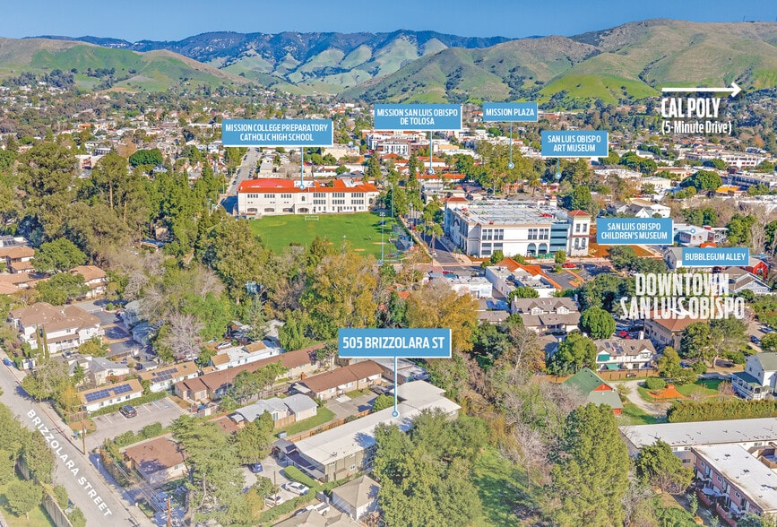 505 Brizzolara St, San Luis Obispo, CA à vendre - Aérien - Image 2 de 22