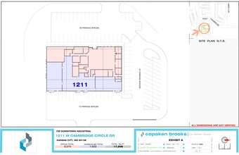 1211 W Cambridge Circle Dr, Kansas City, KS à louer Plan d  tage- Image 1 de 1