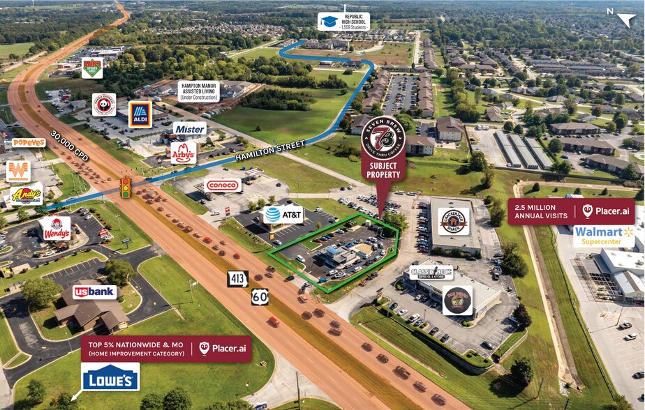 1234 E US 60 Hwy, Republic, MO à vendre - Photo du bâtiment - Image 3 de 6