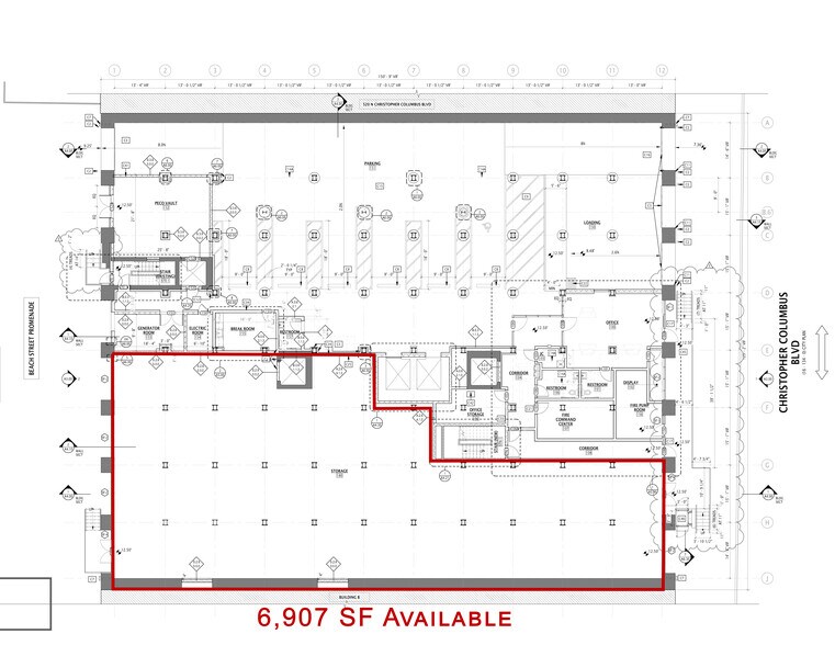 510 N Christopher Columbus Blvd, Philadelphia, PA for lease - Floor Plan - Image 3 of 6