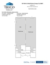 955-969 N Eckhoff St, Orange, CA à louer Plan d’étage- Image 1 de 1
