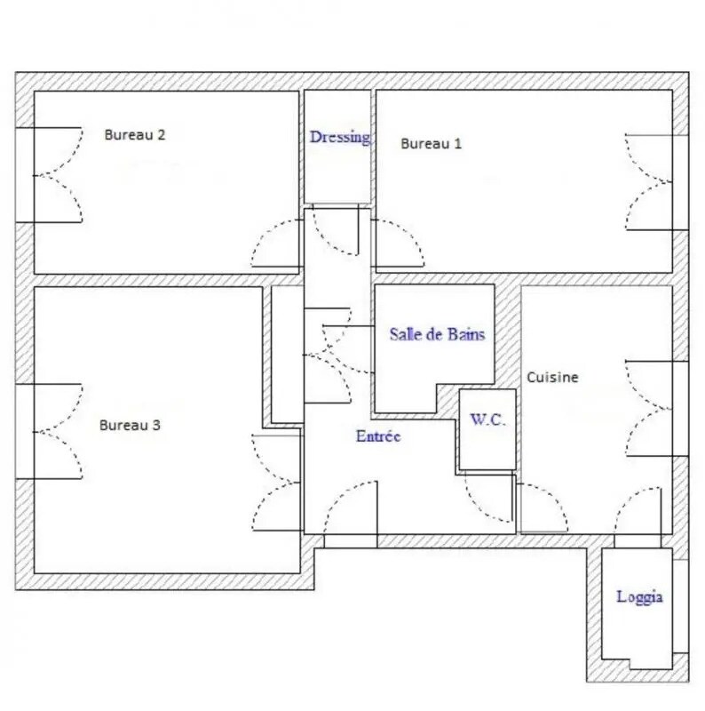 Bureau dans Lyon à vendre Plan d’étage- Image 1 de 6