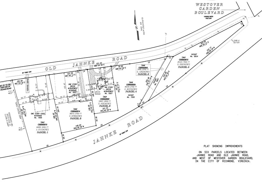6907-7005 Old Jahnke Rd, Richmond, VA for sale - Plat Map - Image 2 of 3