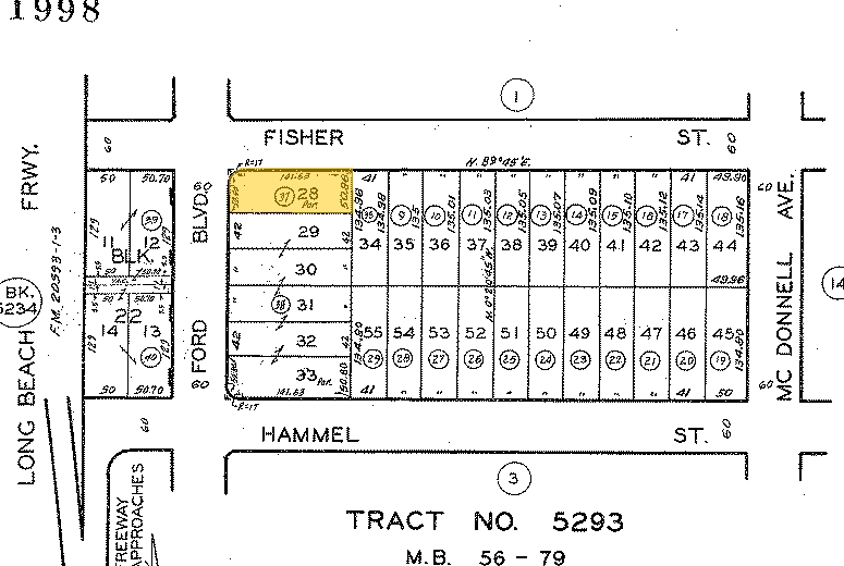 4516 Fisher St, Los Angeles, CA à vendre - Plan cadastral - Image 1 de 7