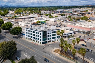 135 W Magnolia Blvd, Burbank, CA - AERIAL  map view