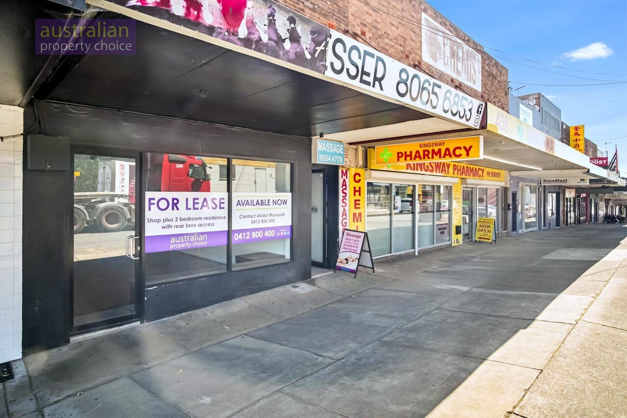 440 Stoney Creek Rd, Kingsgrove à louer Photo principale- Image 1 de 3