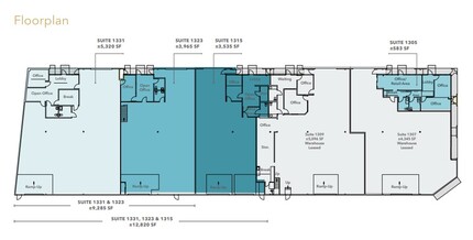 1305-1331 Rollins Rd, Burlingame, CA for lease Floor Plan- Image 1 of 4