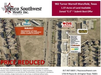 More details for 982 Turner Warnell Rd, Mansfield, TX - Land for Sale