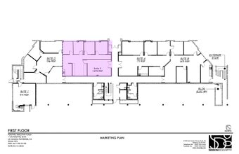 1150 Foothill Blvd, La Cañada Flintridge, CA à louer Plan d’étage type- Image 1 de 1