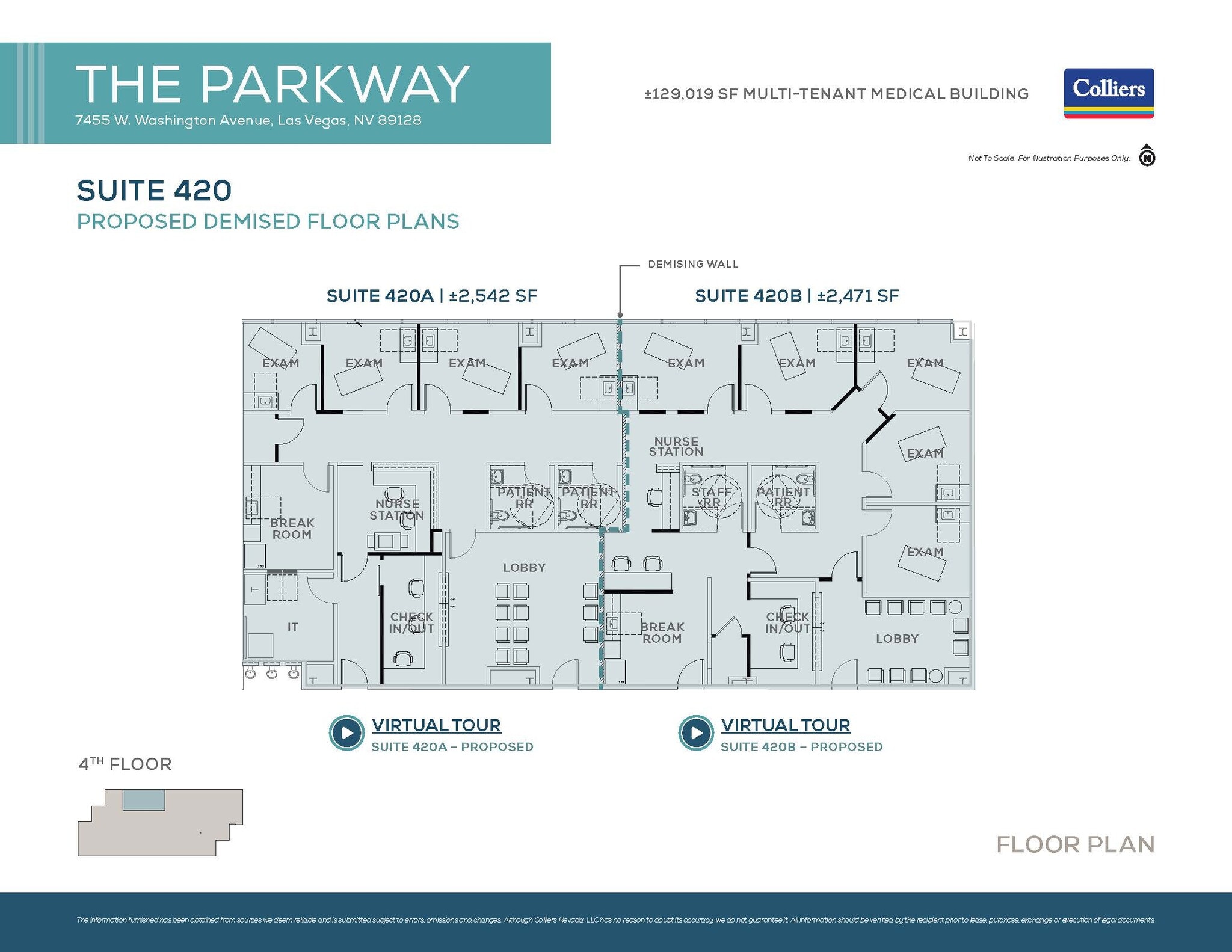 7455 W Washington Ave, Las Vegas, NV for lease Floor Plan- Image 1 of 1