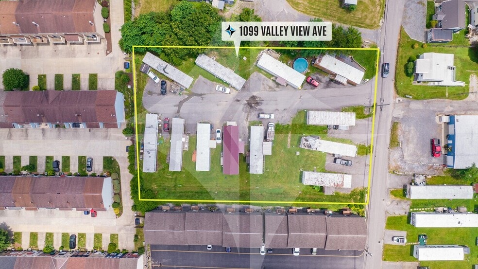 1099 Valley View Ave, Morgantown, WV for sale - Aerial - Image 3 of 11