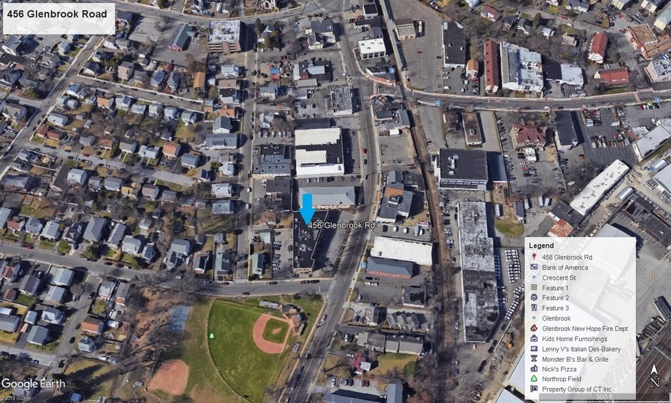 456 Glenbrook Rd, Stamford, CT for lease - Aerial - Image 2 of 10