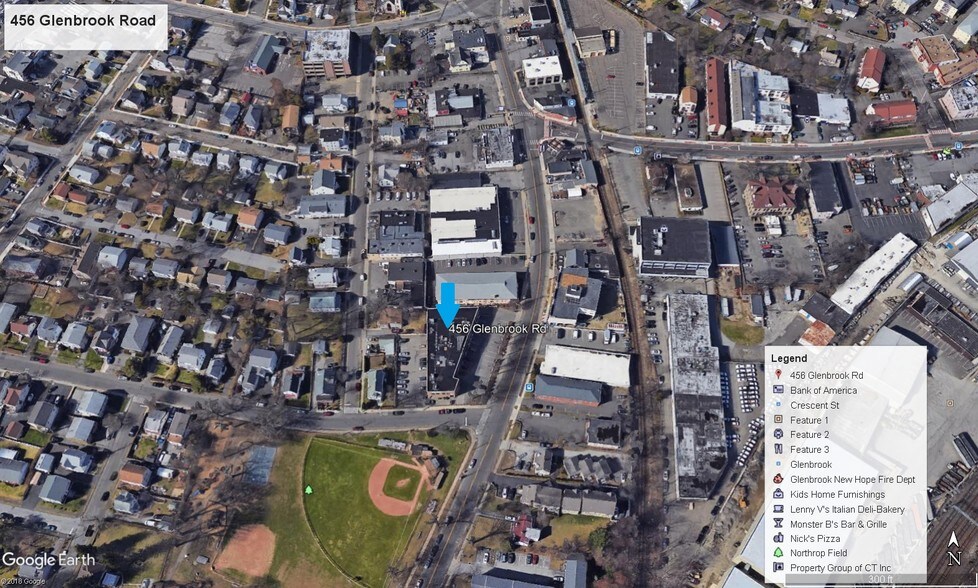 456 Glenbrook Rd, Stamford, CT à louer - Aérien - Image 2 de 10