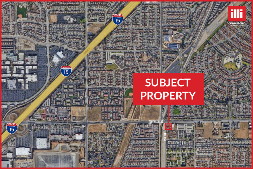 13351 Foothill Blvd, Fontana, CA for sale - Aerial - Image 1 of 2