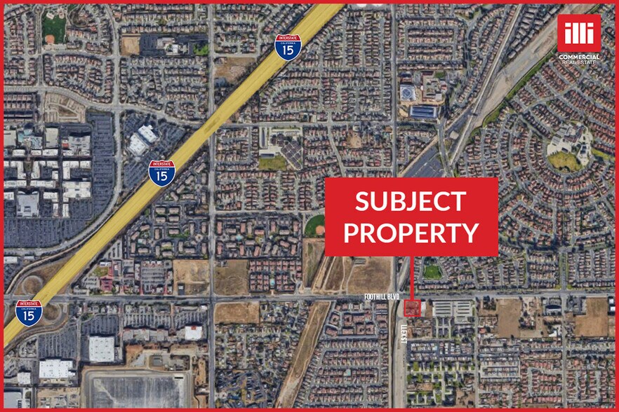 13351 Foothill Blvd, Fontana, CA à louer - Aérien - Image 2 de 3