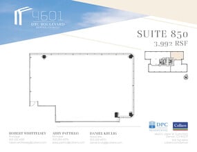 4601 Dtc Blvd, Denver, CO for lease Floor Plan- Image 1 of 2