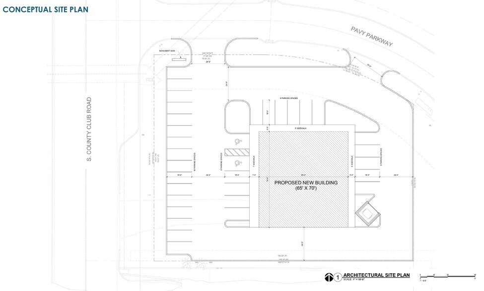 SEC of Country Club Rd & Pavy Pkwy, El Reno, OK for lease - Site Plan - Image 2 of 3