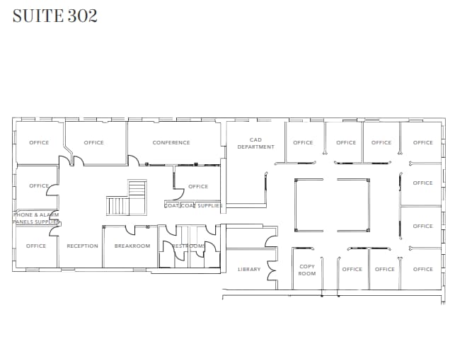 117 S 8th St, Tacoma, WA à louer Plan d’étage- Image 1 de 1