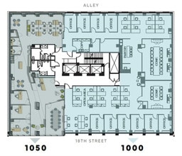 1015 18th St NW, Washington, DC à louer Plan d’étage- Image 1 de 1