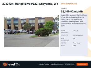 2232 Dell Range Blvd, Cheyenne, WY for lease Building Photo- Image 1 of 3