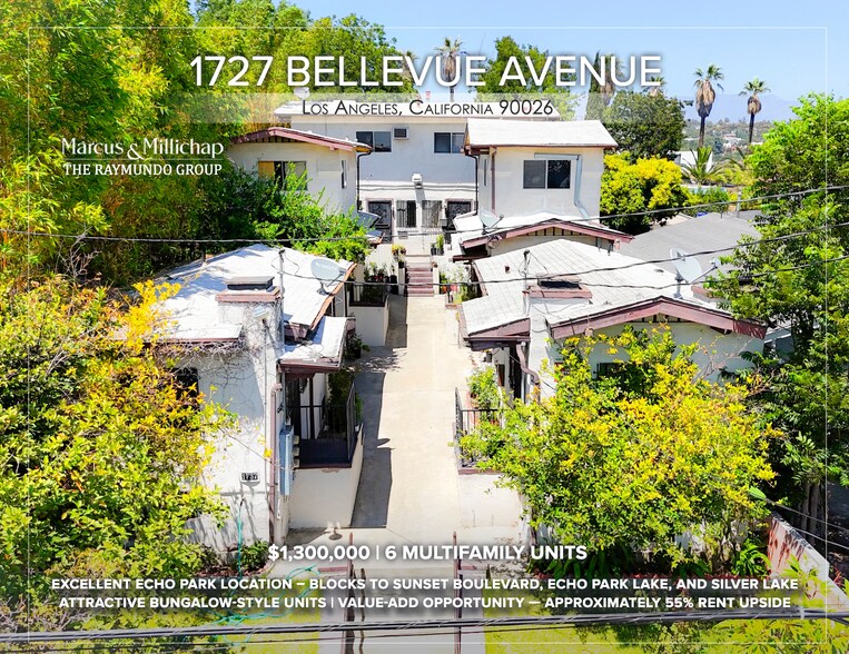 1727 Bellevue Ave, Los Angeles, CA à vendre - Photo du bâtiment - Image 1 de 11