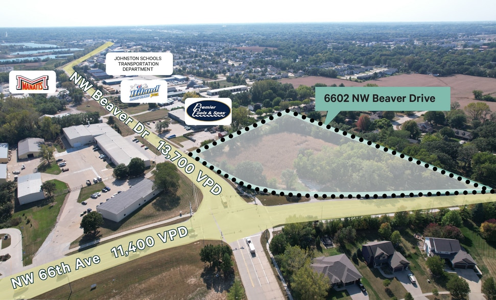 6602 NW Beaver Dr, Johnston, IA à vendre - Photo du bâtiment - Image 1 de 3