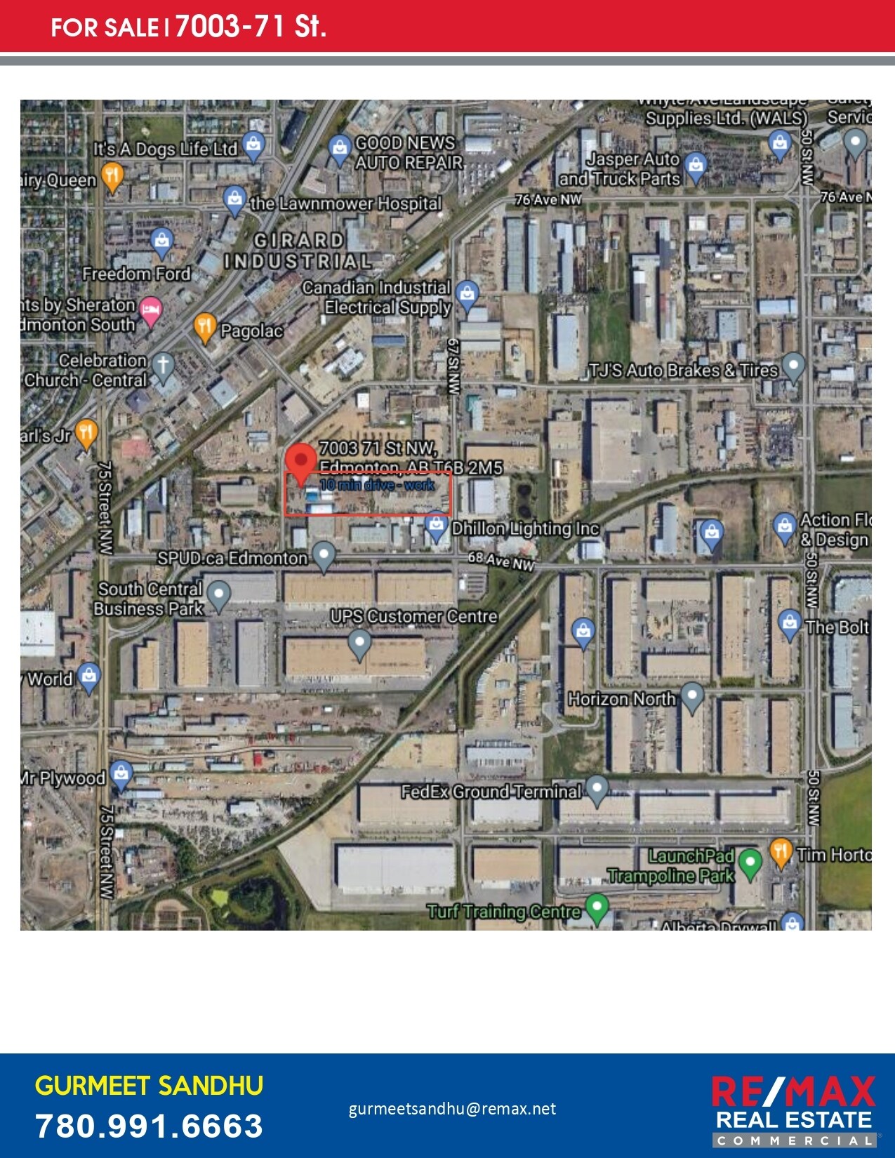 71 St Davies Industrial Land, Edmonton, AB for sale Primary Photo- Image 1 of 1