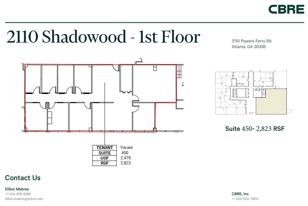2100 Powers Ferry Rd SE, Atlanta, GA for lease Floor Plan- Image 1 of 1