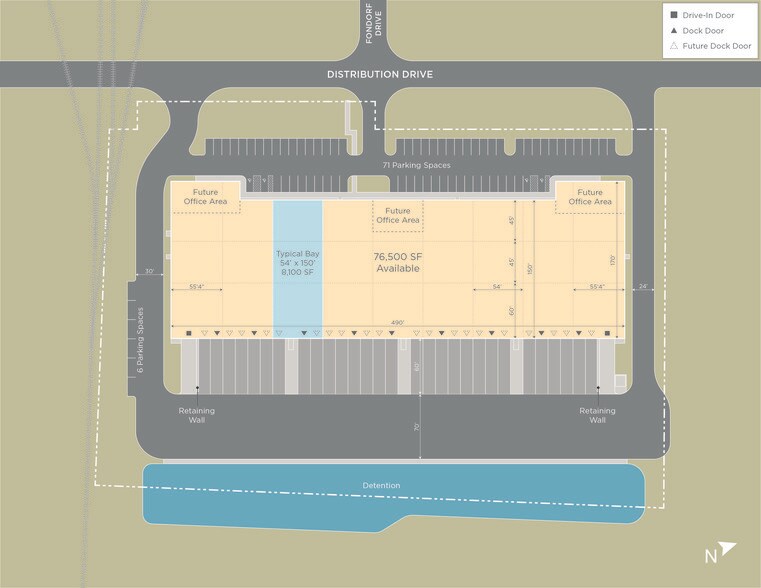 900 Distribution Dr, Columbus, OH à louer - Plan de site - Image 2 de 3
