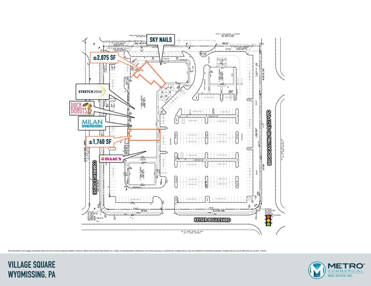 70-92 Commerce Dr, Wyomissing, PA for lease - Floor Plan - Image 2 of 9