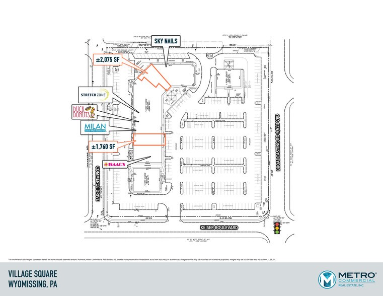 70-92 Commerce Dr, Wyomissing, PA à louer - Plan d’étage - Image 2 de 9