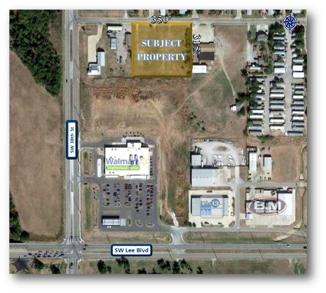 3116 SW J Ave, Lawton, OK à vendre - Aérien - Image 3 de 4