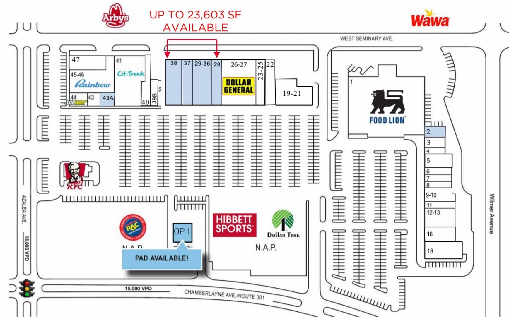 5206-5246 Chamberlayne Rd, Richmond, VA for lease Site Plan- Image 1 of 1