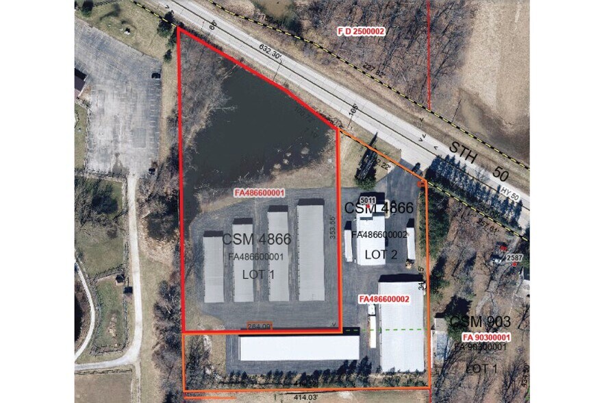 5011 Highway 50, Delavan, WI à vendre - Plan cadastral - Image 2 de 5