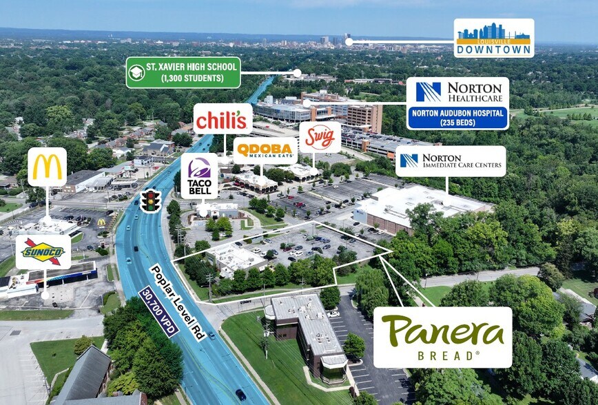 3131 Poplar Level Rd, Louisville, KY à vendre - Photo du bâtiment - Image 2 de 3