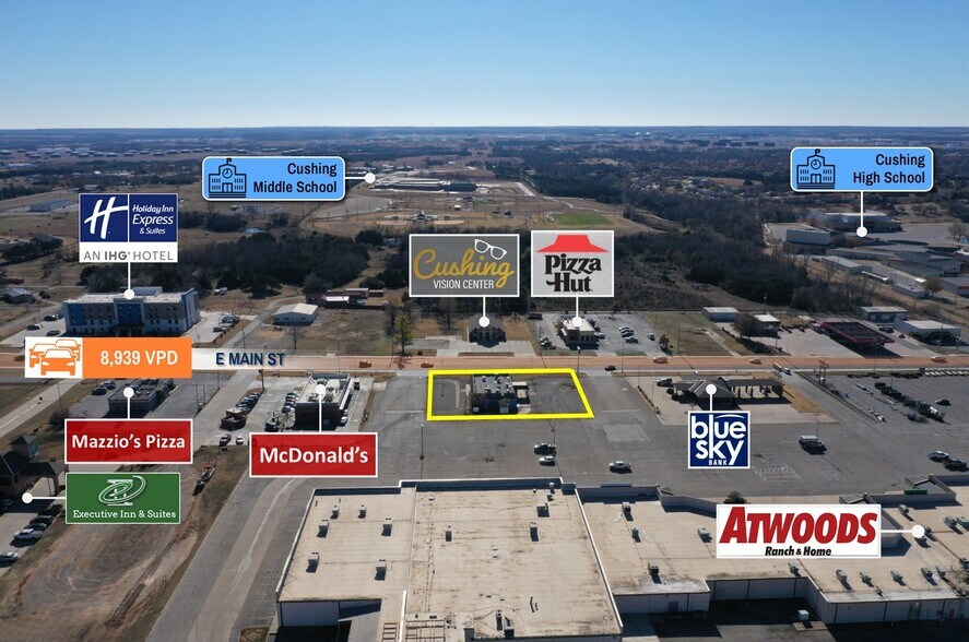 2210 E Main St, Cushing, OK à vendre - Photo du bâtiment - Image 3 de 16