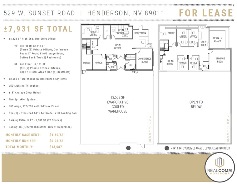 529 W Sunset Rd, Henderson, NV for lease - Building Photo - Image 3 of 5