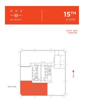 600 B St, San Diego, CA à louer Plan d  tage- Image 1 de 1