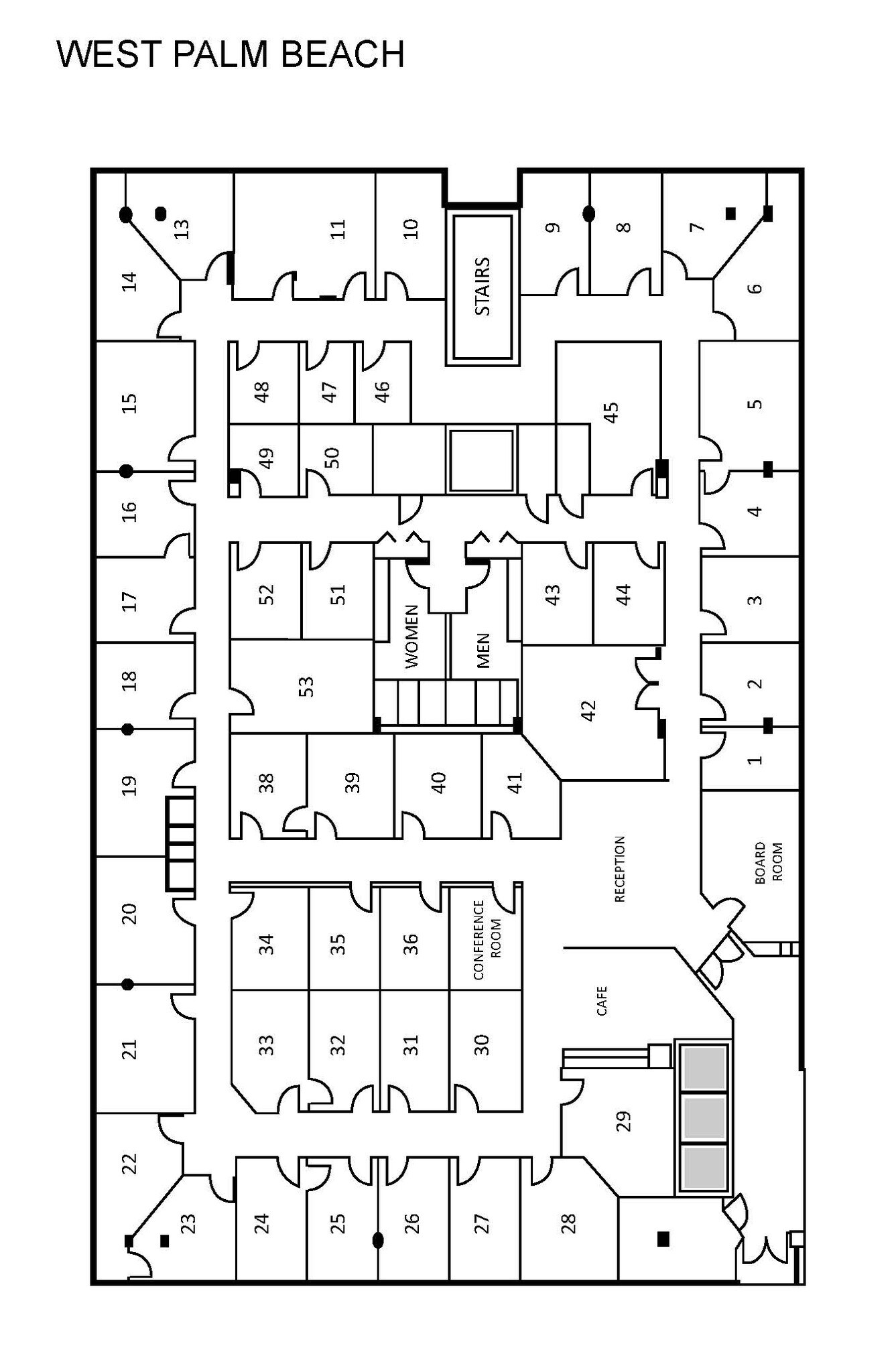 515 N Flagler Dr, West Palm Beach, FL for lease Floor Plan- Image 1 of 1