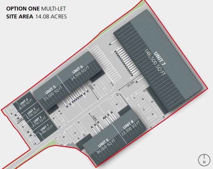 Grimshaw Ln, Manchester à louer - Plan de site - Image 2 de 4