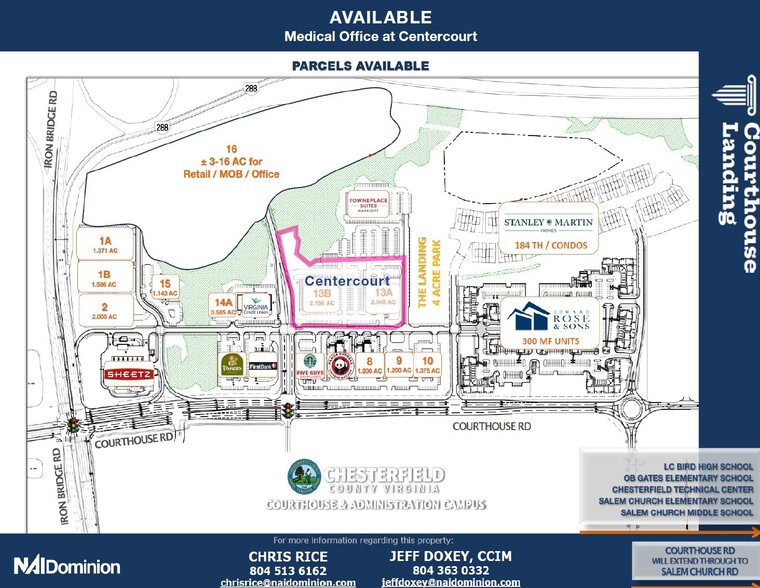 Courthouse Landing, Chesterfield, VA for sale - Site Plan - Image 2 of 2