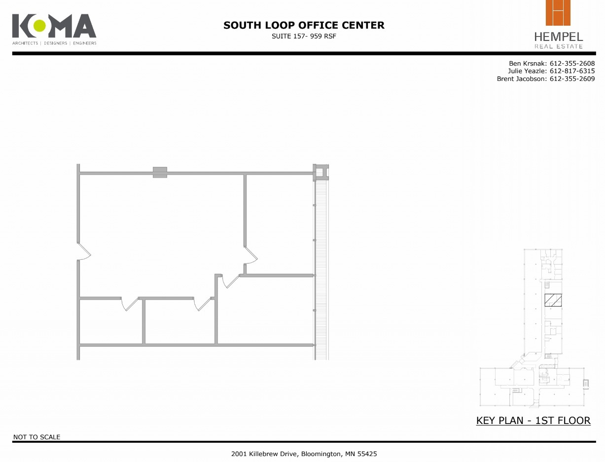 2001 Killebrew Dr, Bloomington, MN for lease Floor Plan- Image 1 of 1