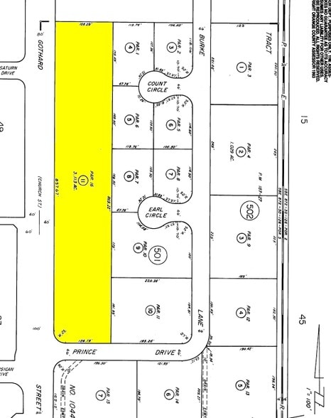 16742 Gothard St, Huntington Beach, CA for lease - Plat Map - Image 2 of 4