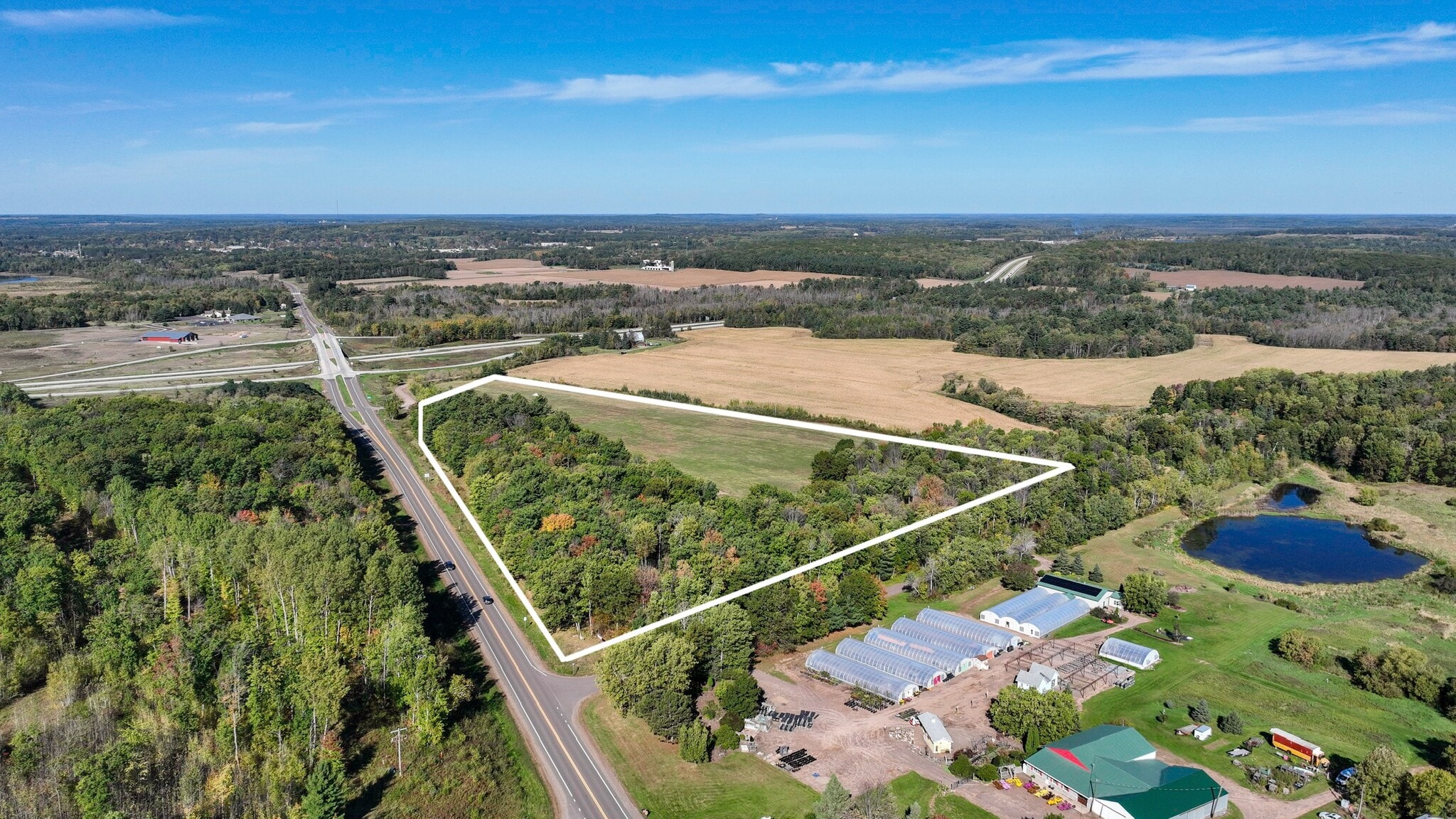 W6200 Highway 70, Spooner, WI for sale Aerial- Image 1 of 18