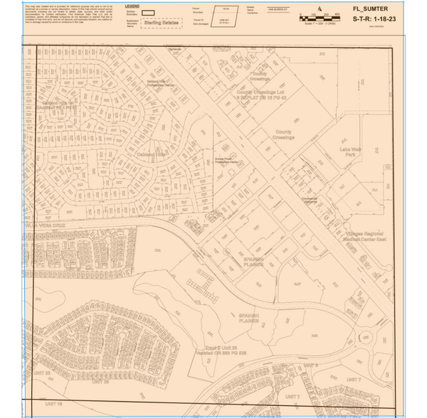 1400 US HIGHWAY 441 Hwy, Lady Lake, FL à louer - Plan cadastral - Image 3 de 3