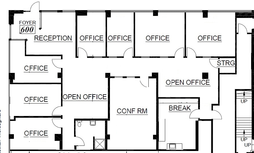 600-610 16th St, Oakland, CA à louer Plan d’étage- Image 1 de 1