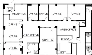 600-610 16th St, Oakland, CA à louer Plan d’étage- Image 1 de 1